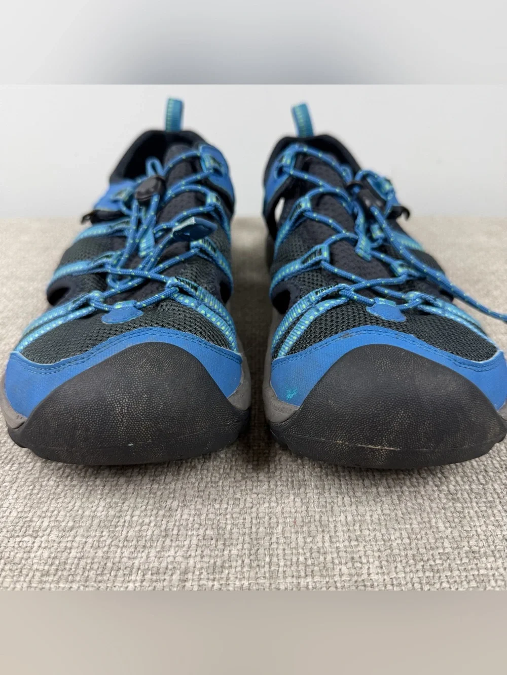 Teva Manatee Sandals Blue Black Closed Toe Sport Hiking Water Big Kid Size 6